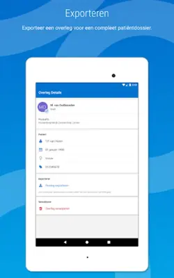 Patiëntoverleg android App screenshot 0