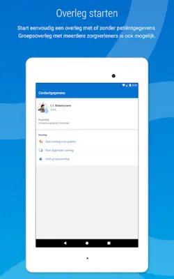 Patiëntoverleg android App screenshot 2